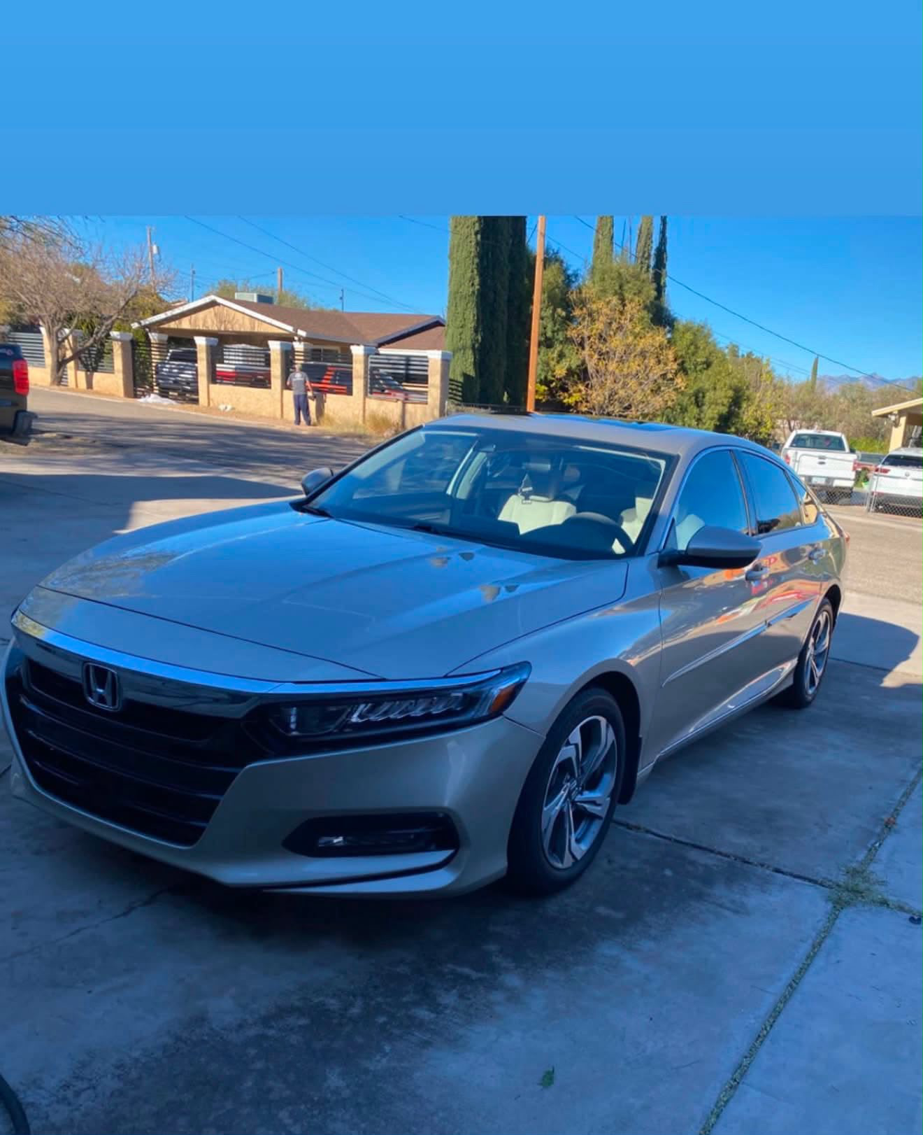 Freshly detailed Honda Accord exterior